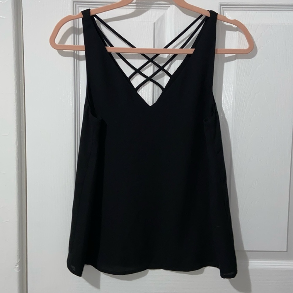 Express strappy back sleeveless tank